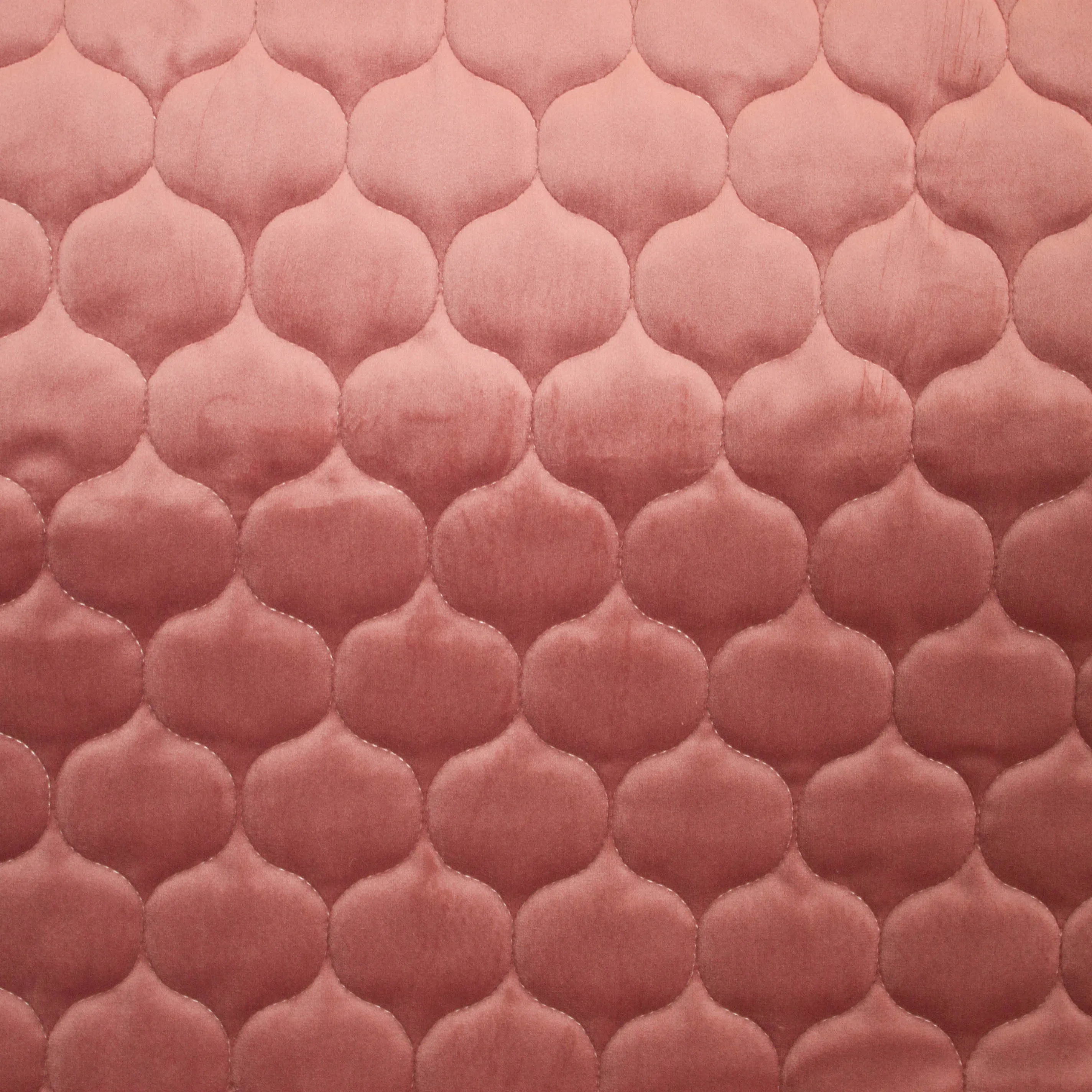 Matelassé velours oud roos